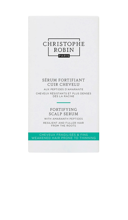 Christophe Robin Fortifying Scalp Serum With Amaranth Peptides In White