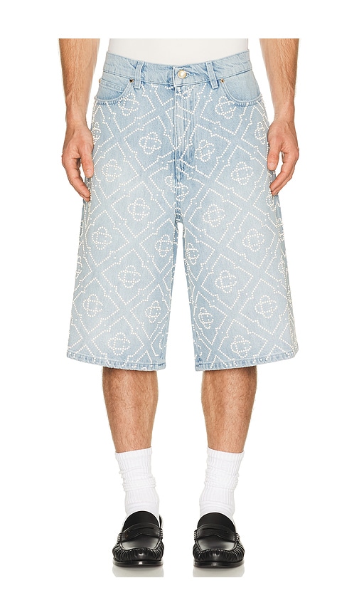 Casablanca Pearl Denim Shorts