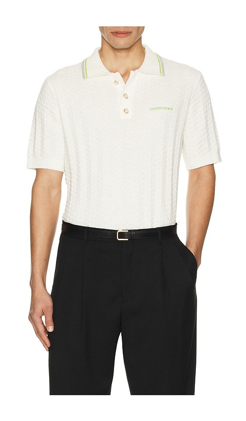 Casablanca Tennis Boucle Polo Shirt