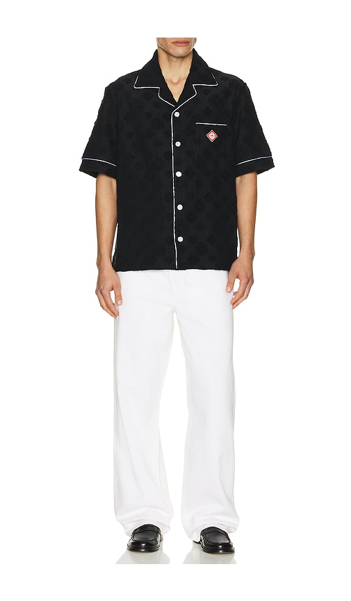 Casablanca Hemd Towelling Monogram In Black. Größe Xxl/2x. Also In L. 