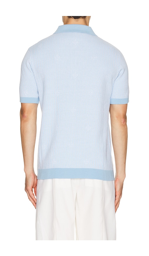 Casablanca Pinstripe Polo Shirt | Thumbnail 7
