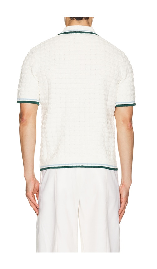 Casablanca Boucle Short Sleeve Polo | Thumbnail 7