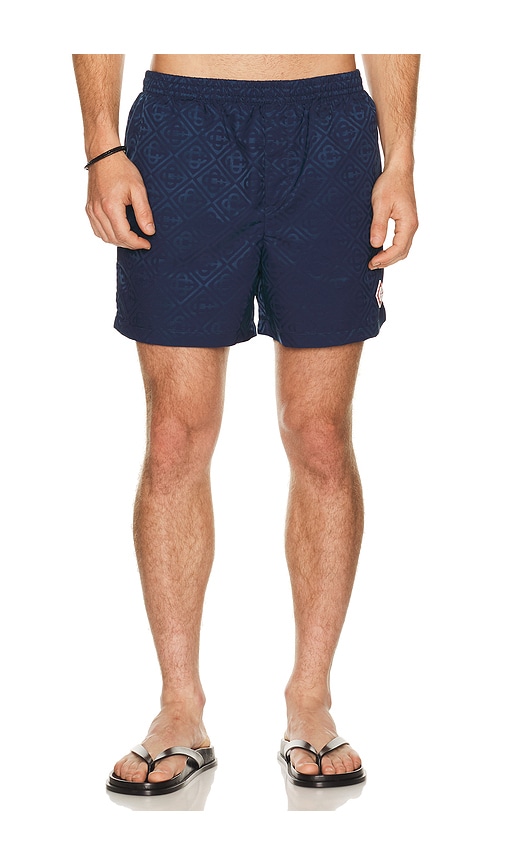 Casablanca Monogram Jacquard Swim Shorts