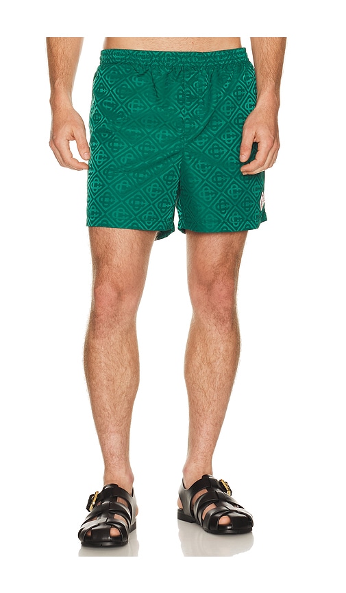 Casablanca Monogram Jacquard Swim Shorts
