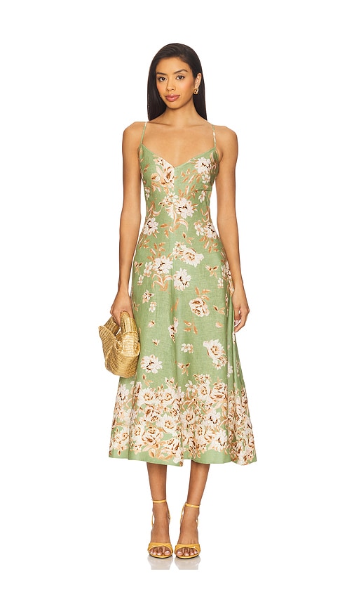 Mae Midi in Sage. - size 8 (also in 0, 10, 12)