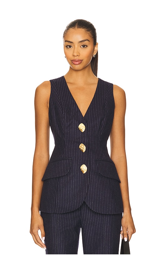 Cara Cara Wes Vest In Blue