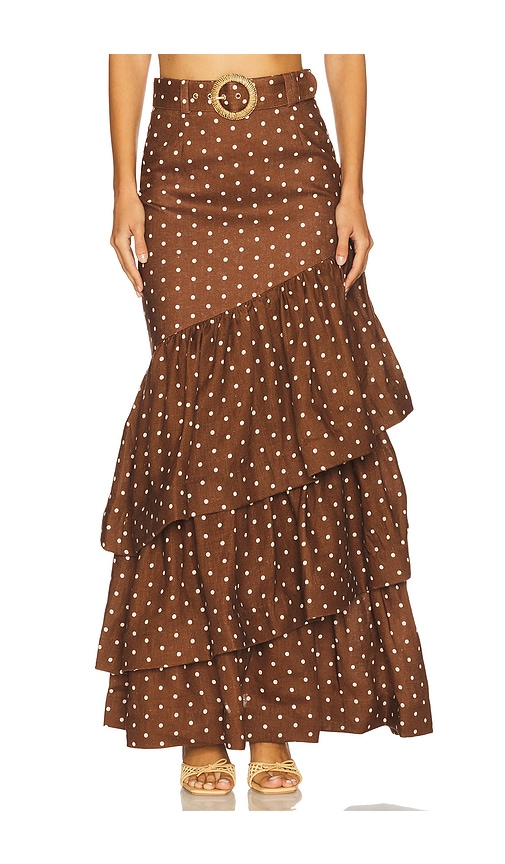 Priya Skirt in Chocolate. - size 8 (also in 10, 12, 2, 4)
