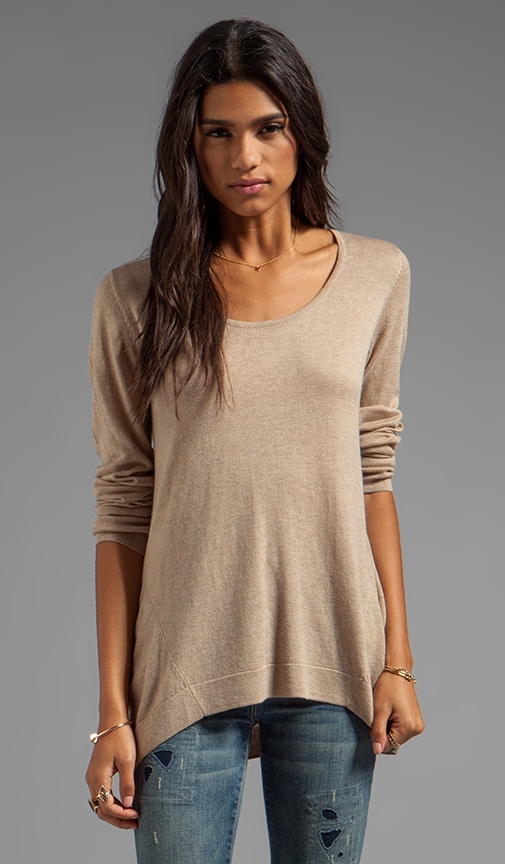 Solid Cashmere Blend Sweater