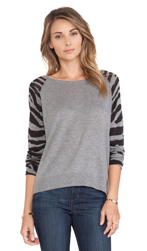 Animal Sleeve Sweater