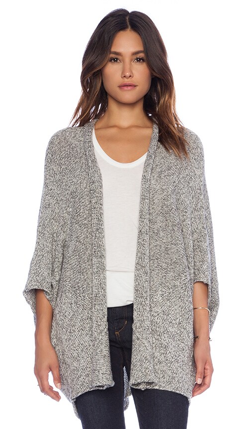 Tweed Drape Cardigan
