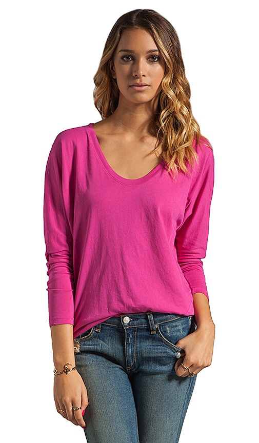 Long Sleeve Dolman Twist Tee