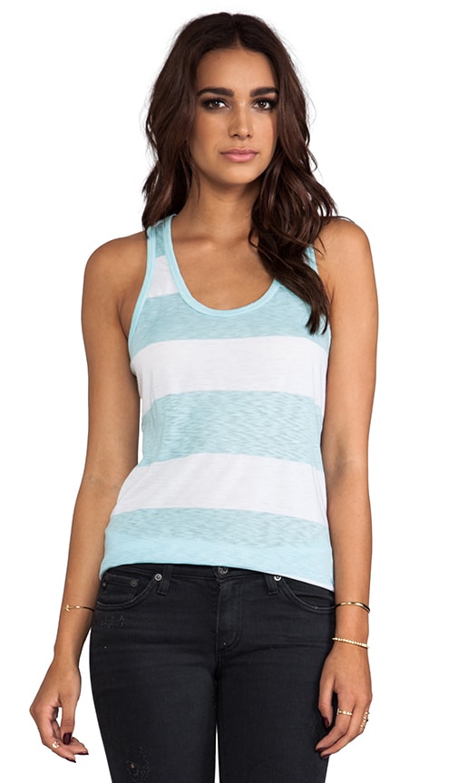 Stripe Scoop Neck Tank