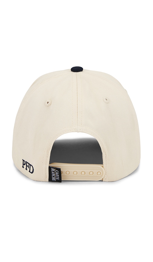 Shop Carte Blanche The Paye Tous Les Jours Snapback Hat In Navy & Creme