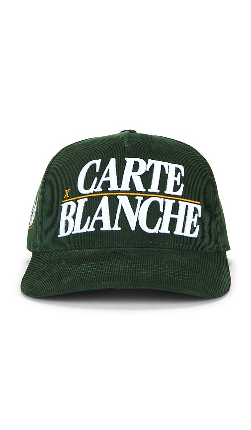 Carte Blanche The Corduroy Classic Snapback Hat In Green