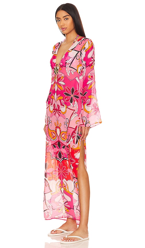 Shop Cin Cin Hotline Maxi Dress In Boheme Pink