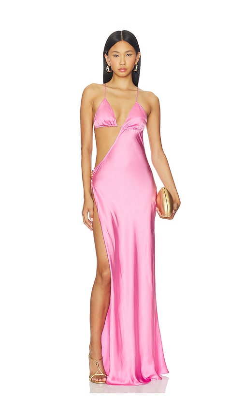 Cin Cin Villa Lobster Maxi Dress In Pink