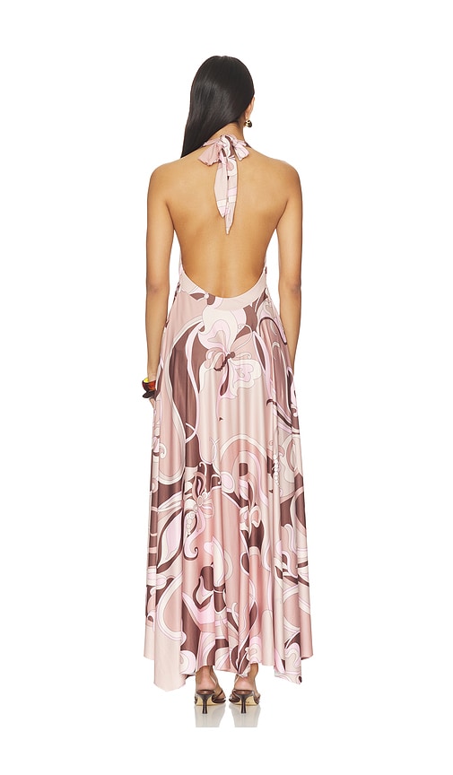  Cin Cin Maxikleid Mit Nackenträgern Lalique In Brown. Größe Xs. Also In S, M, L. 