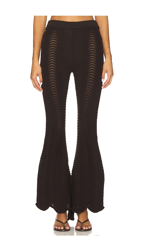 Cin Cin X Revolve Ursula Knit Pant In Black