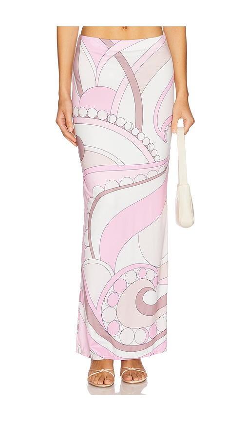 Cin Cin City Maxi Skirt In Blue