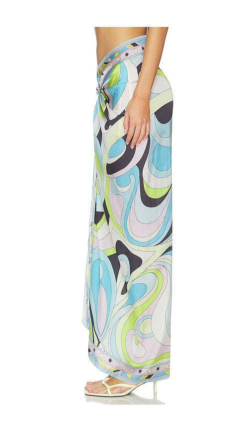  Cin Cin Sarong In Teal,green. 