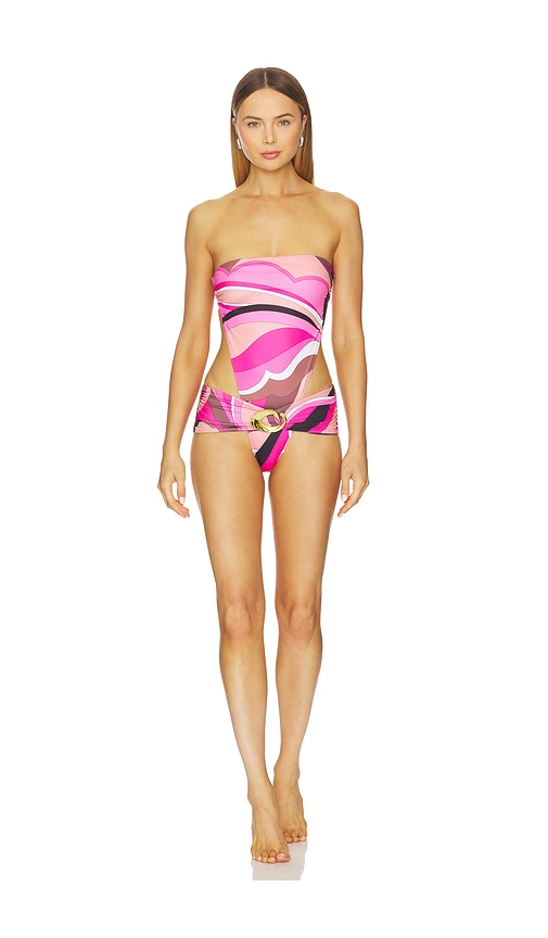 Cin Cin Opium Halo One Piece In Pink