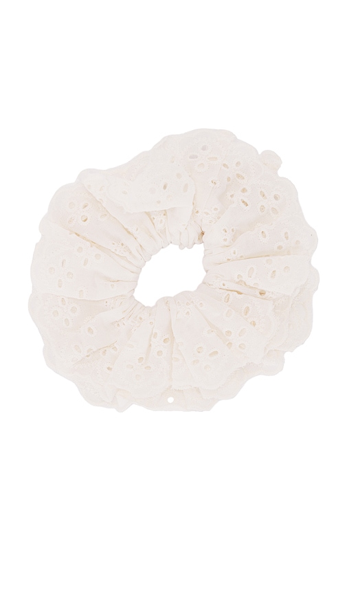 Shop Casa Clara Felicite Scrunchie In Cream