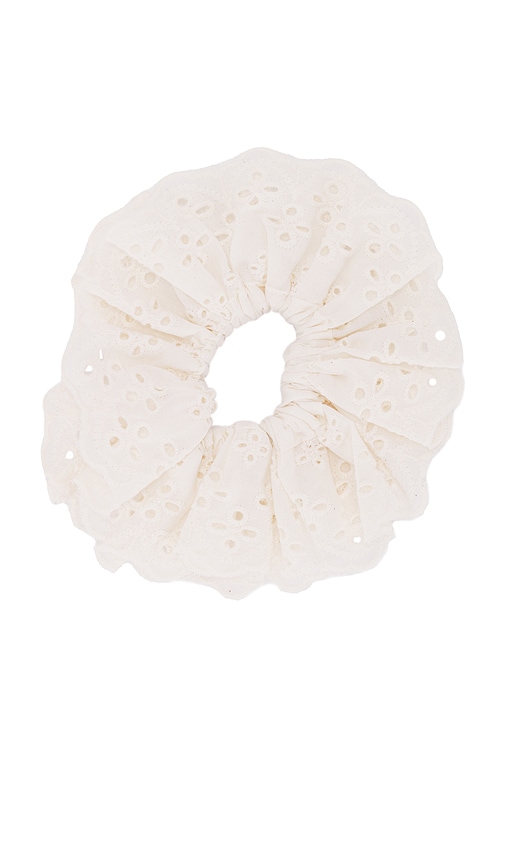 Shop Casa Clara Felicite Scrunchie In Cream