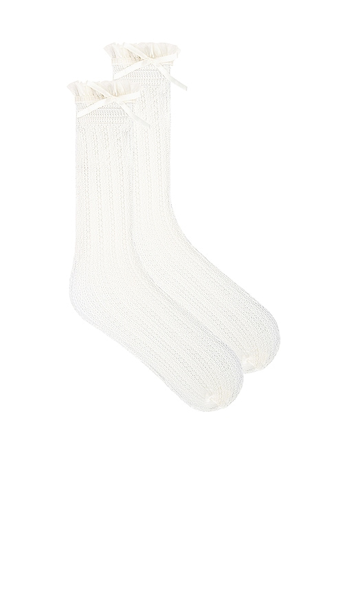 Shop Casa Clara Kaili Socks In White