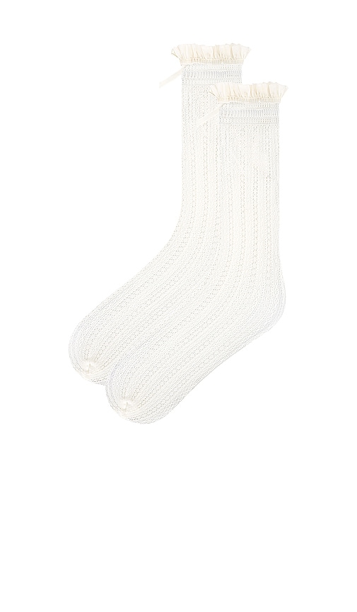 Shop Casa Clara Kaili Socks In White