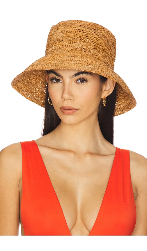 Sydney Bucket Hat in Tan. - size M/L (also in S/M)