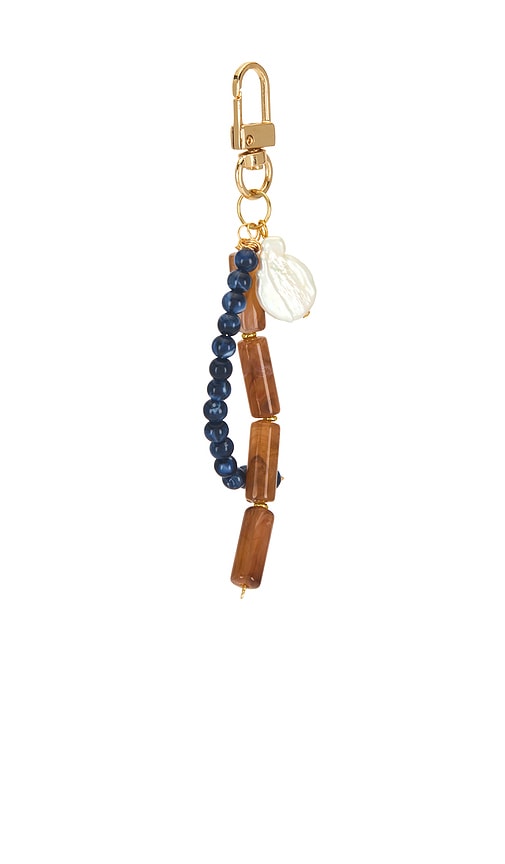  Casa Clara Ember Beaded Keychain In Multi. 