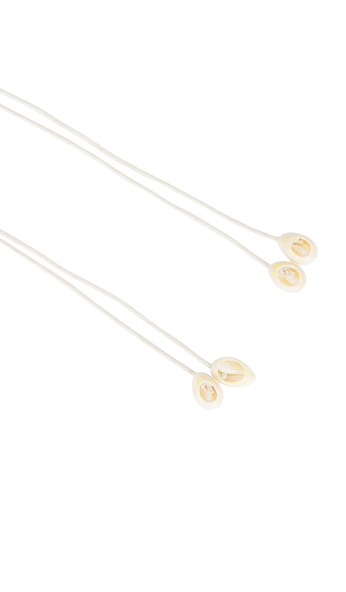  Casa Clara Tara Belt In Ivory. 