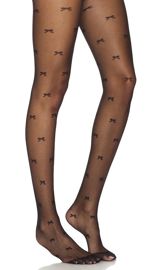 Shop Casa Clara Ellie Tights In 黑色