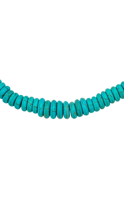 Shop Casa Clara Terada Necklace In Teal