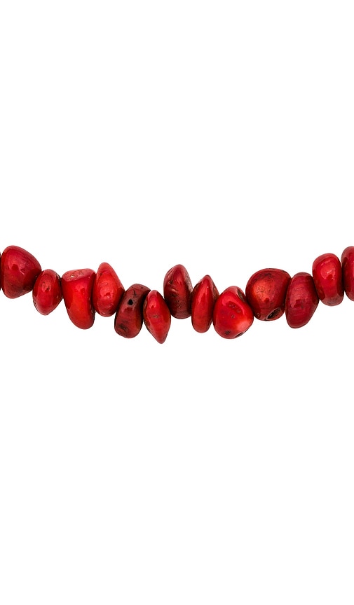 Shop Casa Clara Sicily Necklace In Red