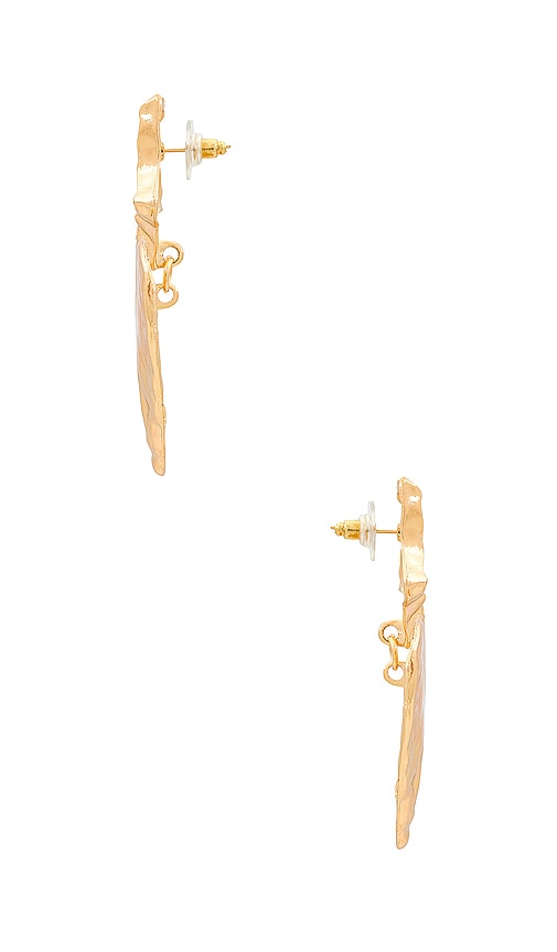 Shop Casa Clara La Etoile Earring In Metallic Gold