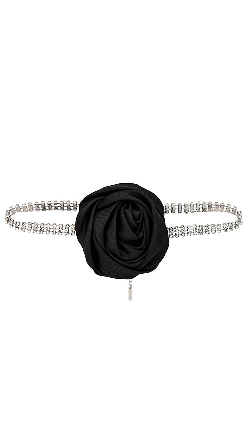 Nue Studio Crystal Flower Choker in Crystal