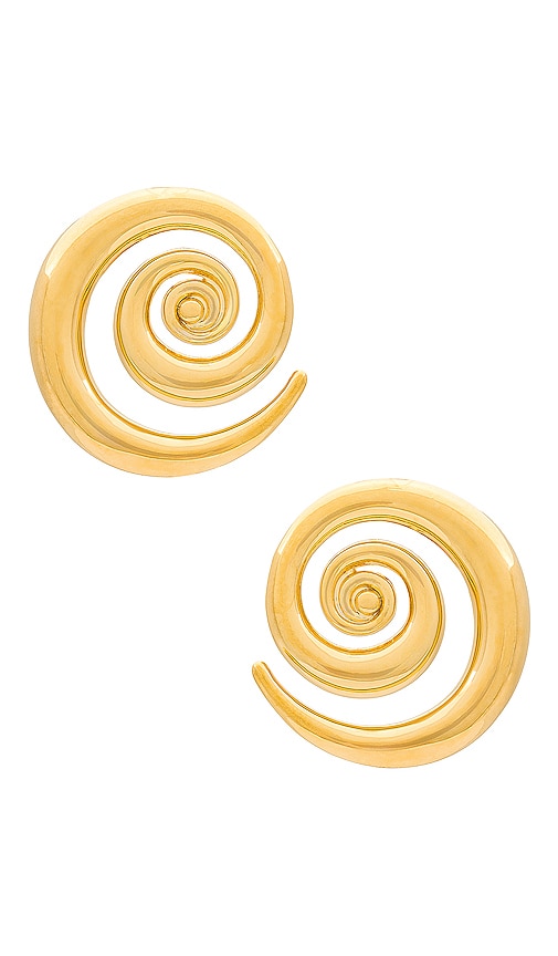 Casa Clara Nova Earrings In Metallic Gold