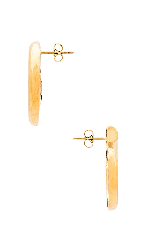 Shop Casa Clara Addison Earrings In 金色