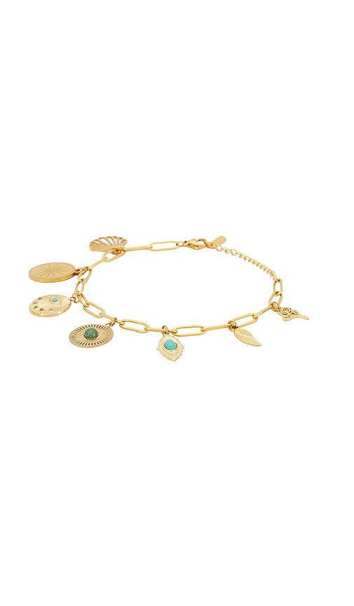 Shop Casa Clara Jones Bracelet In Metallic Gold