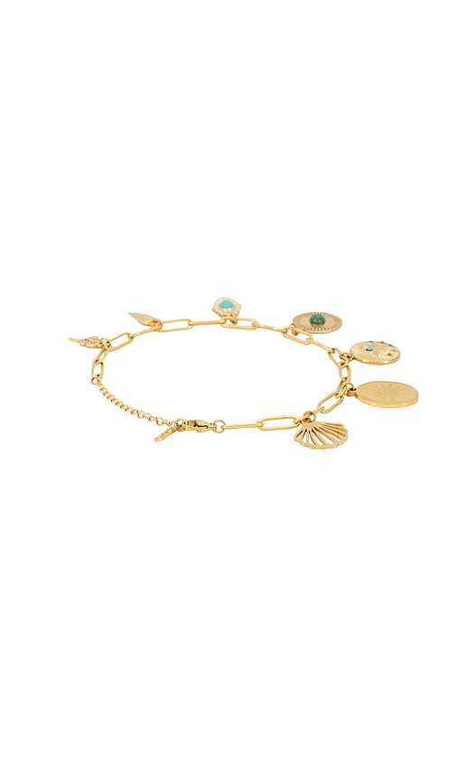 Shop Casa Clara Jones Bracelet In Metallic Gold