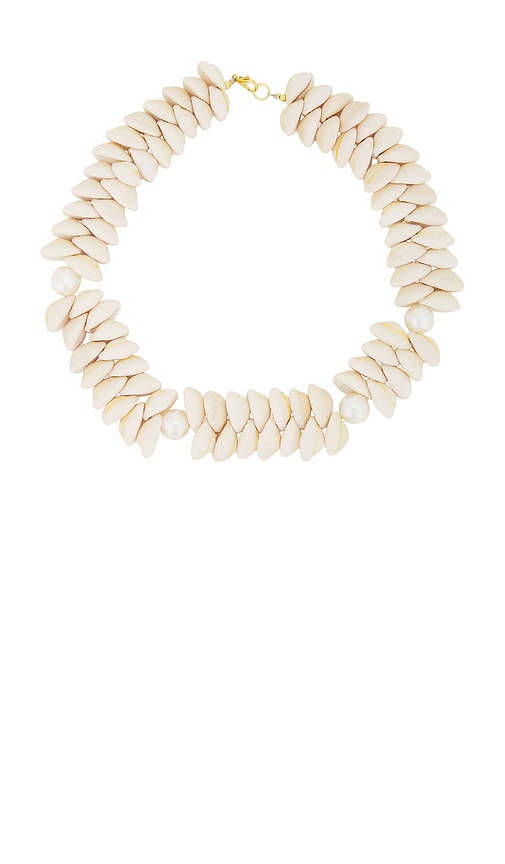 Shop Casa Clara Rio Necklace In Ivory