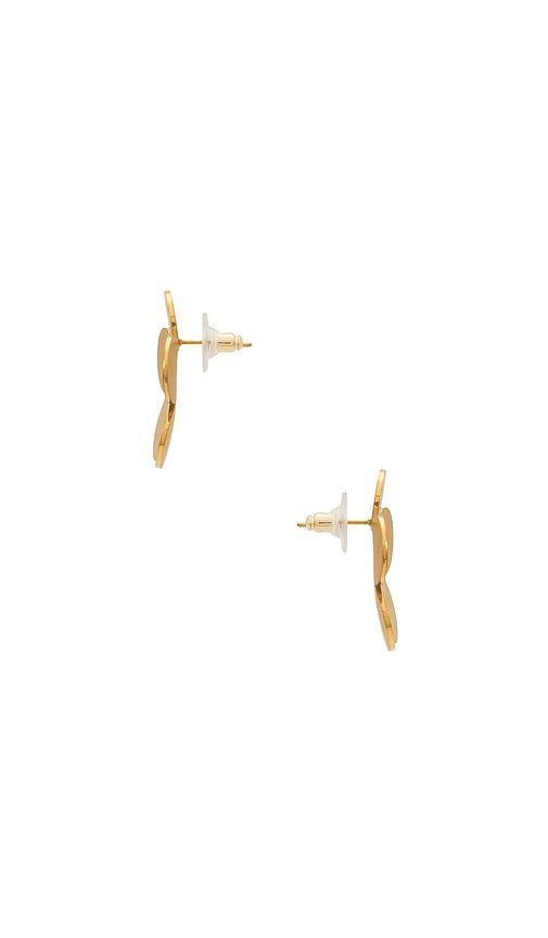 Shop Casa Clara La La Earrings In Flora Gold