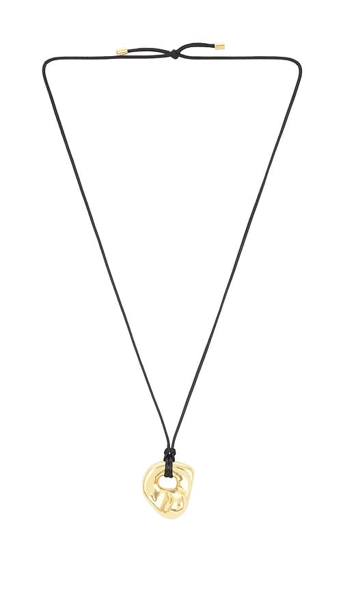 Shop Casa Clara Tahiti Necklace In Metallic Gold