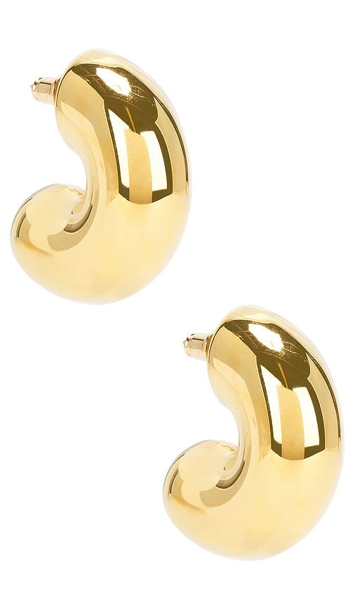 Shop Casa Clara Tahiti Earrings In 金色