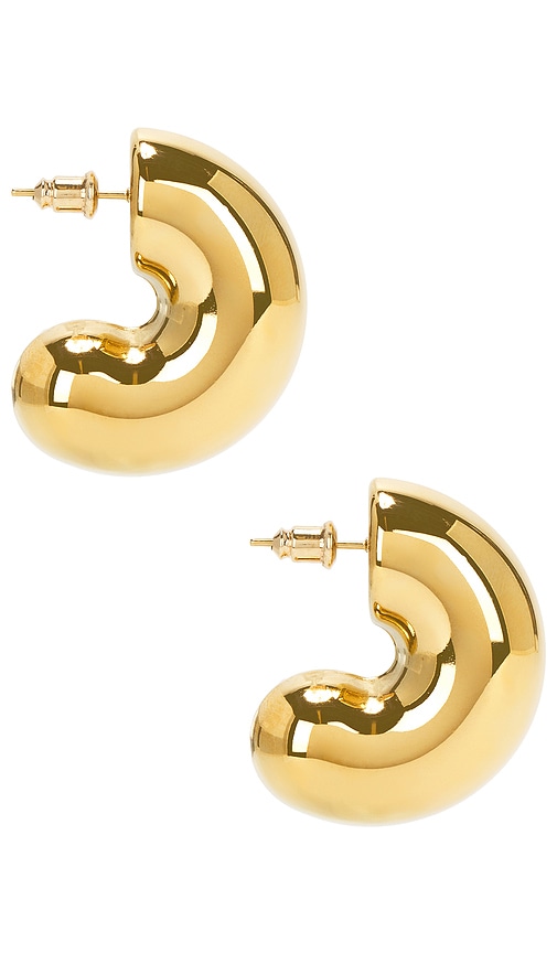 Shop Casa Clara Tahiti Earrings In 金色