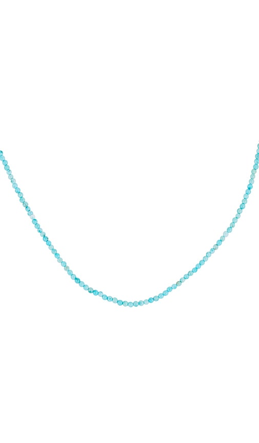 Shop Casa Clara Isabelle Necklace In Turquoise