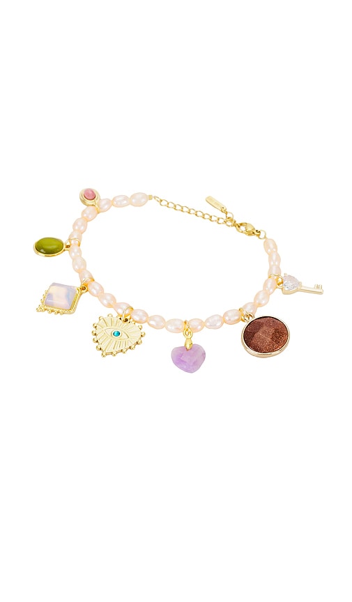 Casa Clara Raye Bracelet in Peach Pearl