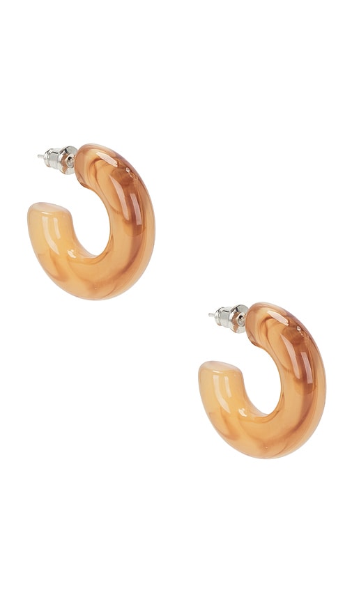 Casa Clara Salma Mini Hoops in Amber