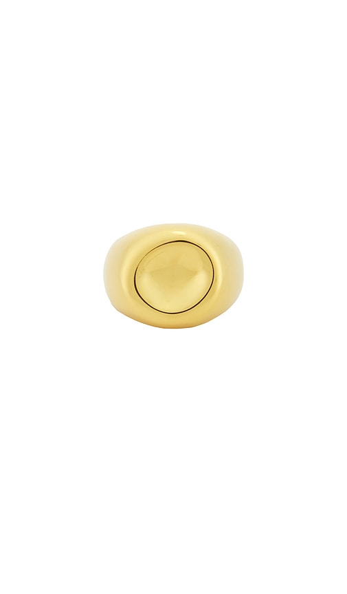 Palm Beach Ring in Metallic Gold. - size 8 (also in 6, 7)